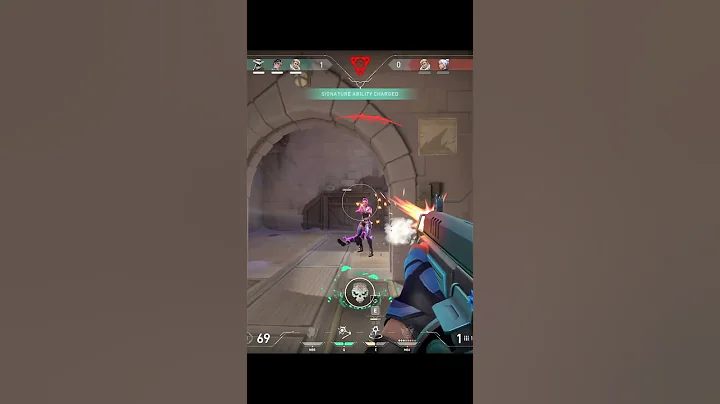 TILTING Enemy With my JUDGE in Valorant #shorts #short #valorant