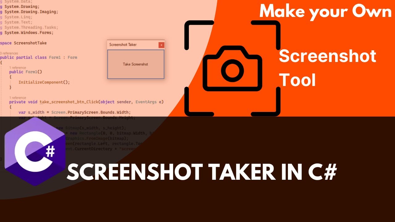 Capture Your Screen With Ease: Build a Screenshot Taker in C# - YouTube