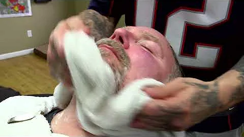 HOT TOWEL SHAVE  Jason Biegen | The Barbershop Exp...