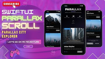 🌆 SwiftUI Parallax City Explorer - Urban Collection Experience