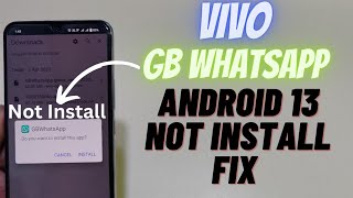 Vivo Android 13 GB Whatsapp Not Install Error Fix | How To Install Any Apps In Android 13 screenshot 4