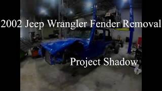 2002 Wrangler Tj Fender Removal Project Shadow