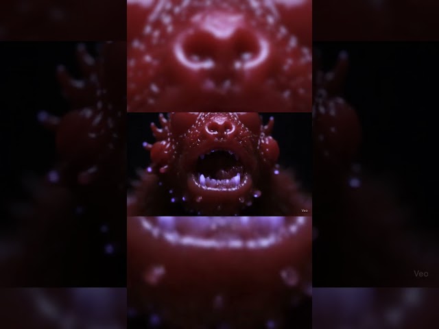 Hypnotic Rambutan Monster ASMR 🤯 #asmr #oddlysatisfying #slowmotion