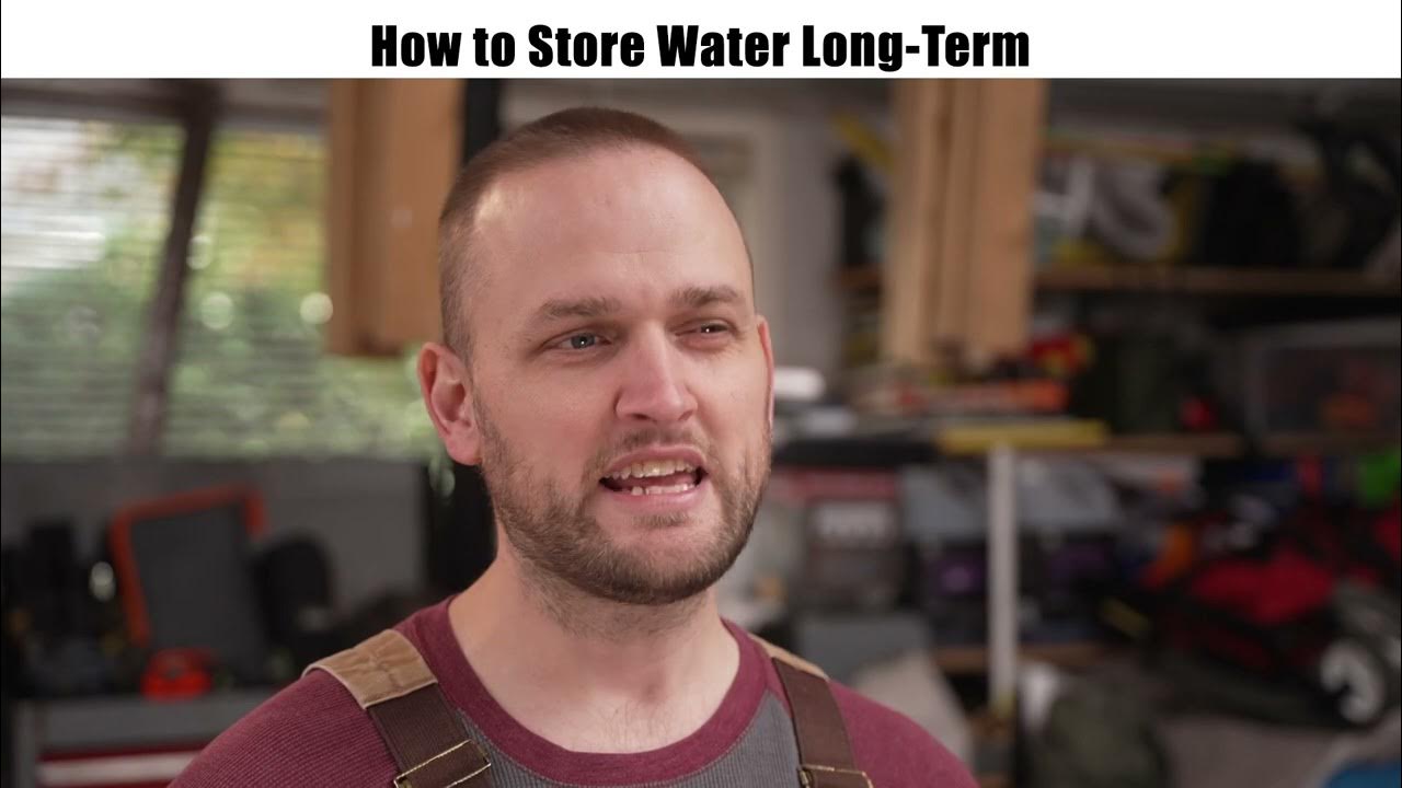 How to Store Water LongTerm YouTube
