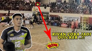 WARMING UP RIVAN MINTA BOLA QUICK LANGSUNG BLEDOS BIKIN PENONTON SE ISI GOR BER SORAK ❗