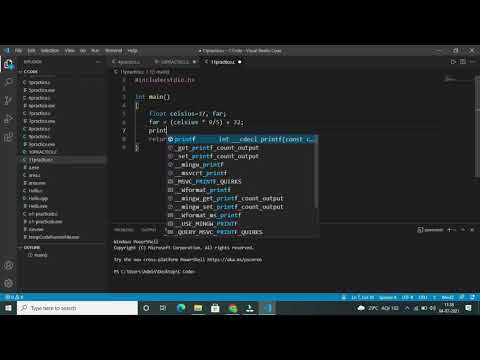 C Program to convert Celsius degree temperature to Fahrenheit | C language tutorial for Beginner.
