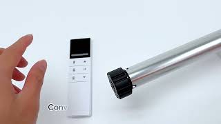 15V Solar Panel Charging Motorized Blinds Roller Motor Motorized