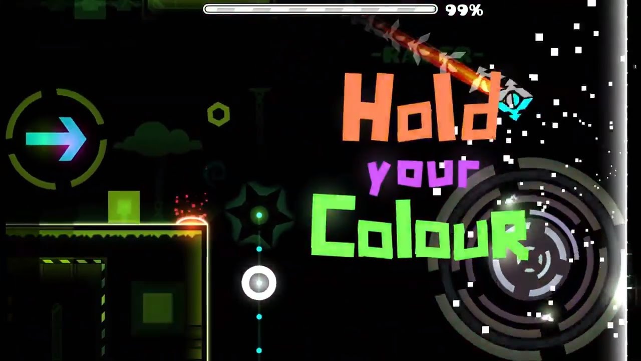 Geometry Dash Hold Your Colour by Rafer (4K 60FPS)