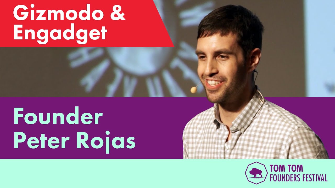 Peter Rojas Peter Rojas at the Founders Summit | Gizmodo and Engadget - YouTube
