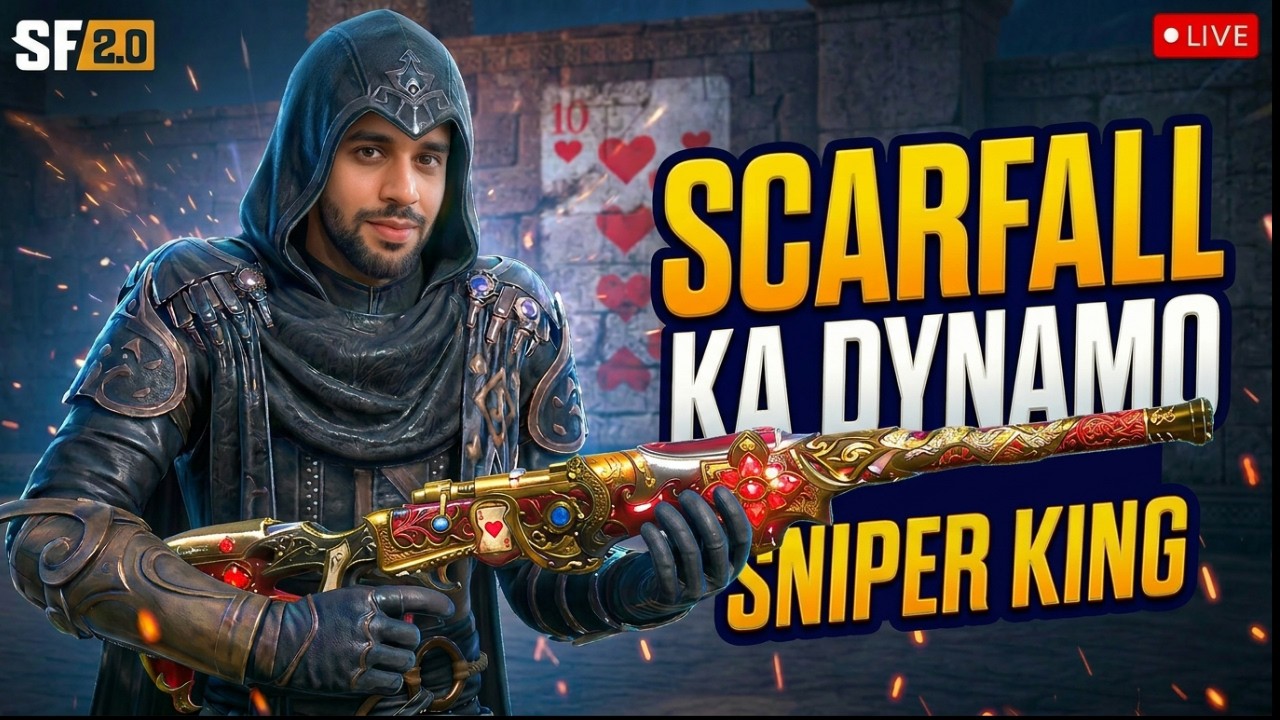 🔴 ScarFall 2.0 - Ginti Mein Ek Hi Naam, Shaz Ki Sniping Se Puri Team Tamaam 💀