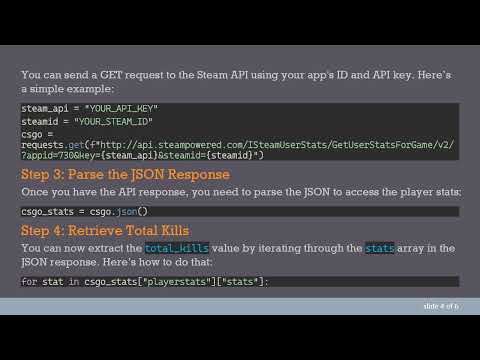 How to Easily Retrieve CS:GO Stats Using the Steam API