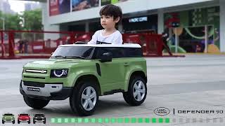 Player Profile Licensed Land Rover Defender 12V Ride On Jeep 2021 Model