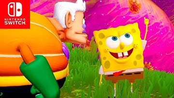 SpongeBob Battle for Bikini Bottom Rehydrated Switch - 100% Walkthrough Part 2 Gameplay - Patrick