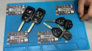 переделываем обычный ключ Toyota в выкидной Toyota Camry RAV4