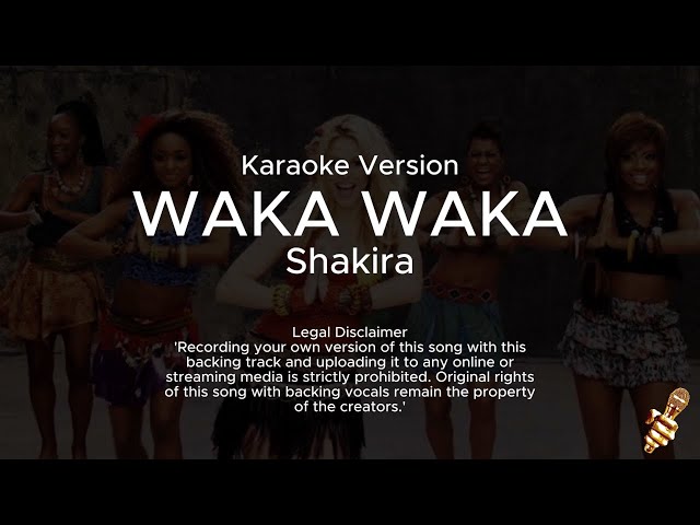 Shakira - Waka Waka (This Time For Africa) (Karaoke Version)
