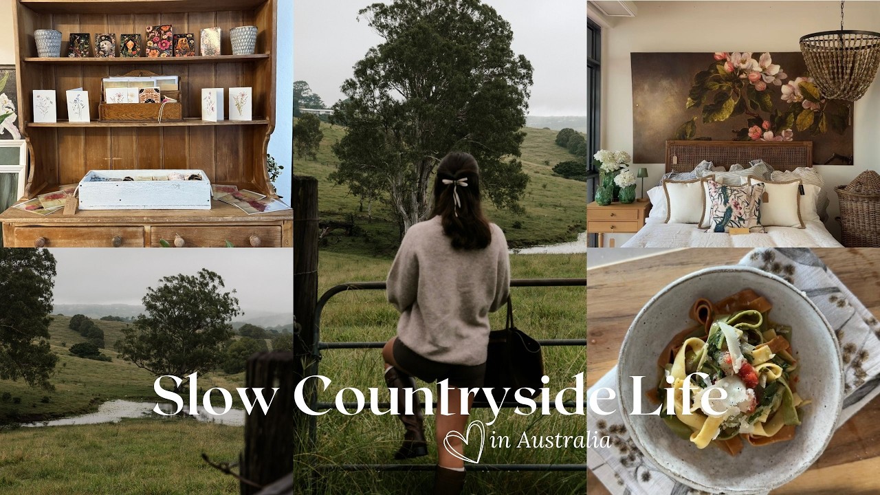 Неспешная сельская жизнь: видеоблог о дождливом дне в австралийской сельской местности 🌲🌧️