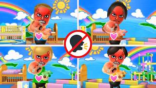 Wii Party Epic Battle Minigames– What a Crazy Battle! SpongeBob vs George vs Alisha vs Takumi 4K UHD