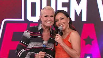 Xuxa, Gretchen e Gkay participam da estreia do novo Domingo Show