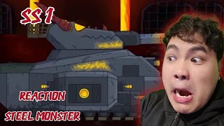 อนิเมชันรถถังดูเพลินๆ Reaction Steel monsters - Season 1 - Cartoons about tanks