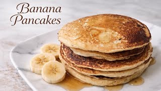 Banana Pancake Recipe 🍌🥞 | Soft & Fluffy Pancakes at Home