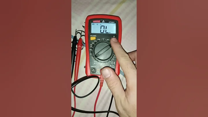 MULTIMETER CONTINUITY SETTINGS