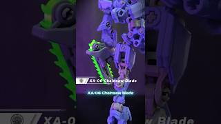 XA-06 // Chainsaw Blade - External Arms #gearforge #3dprintedtoys #modular #mecha
