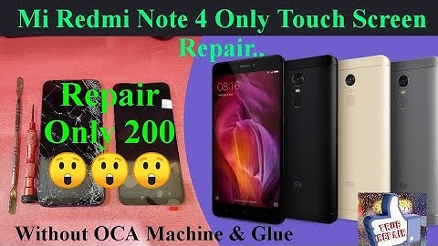 Redmi Note 4 Touch Screen Replacement Without OCA Machine & Glue || Mobile Glass Repair.
