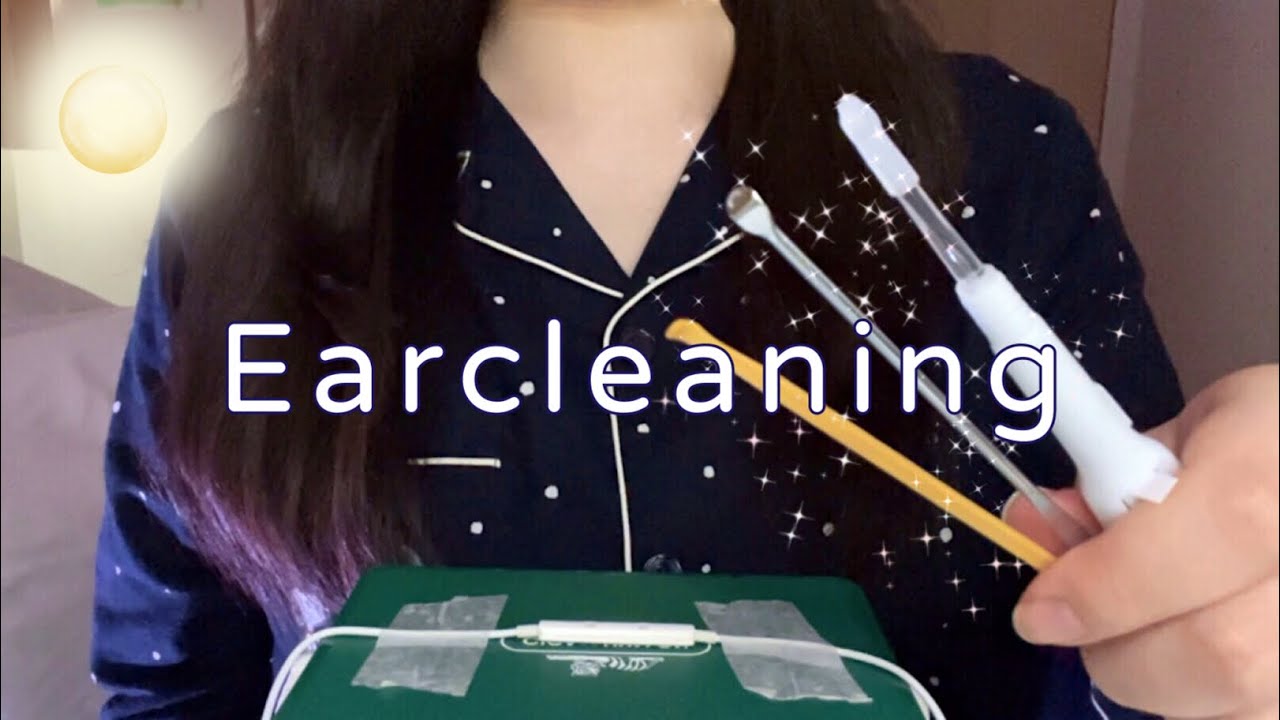 ASMR イヤホンマイクにぞわぞわ耳かき 𐔌◜ᯅ◝ 𐦯｜Earphone mic earcleaning
