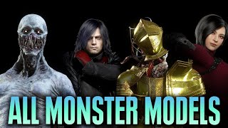 Resident Evil 4 Remake - All Monsters Models + All Characters Models