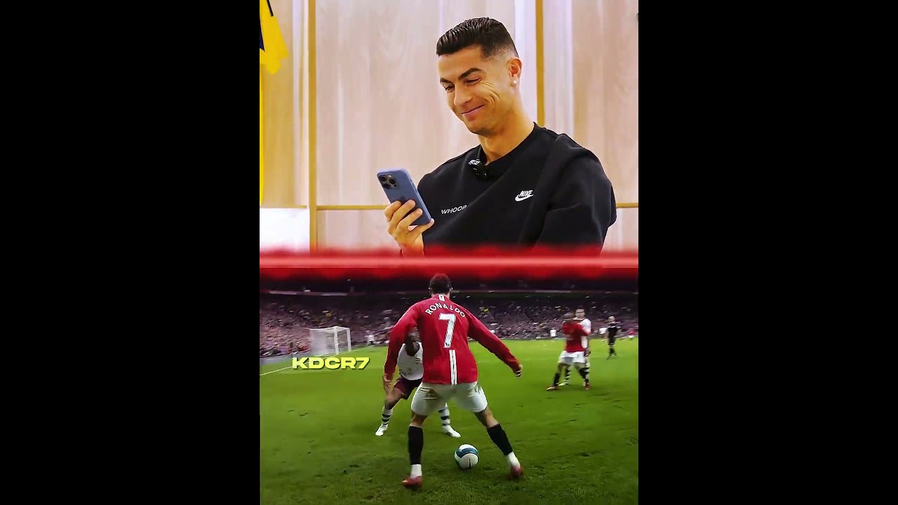 Ronaldo Reacts To His Own Skill..🥶☠️