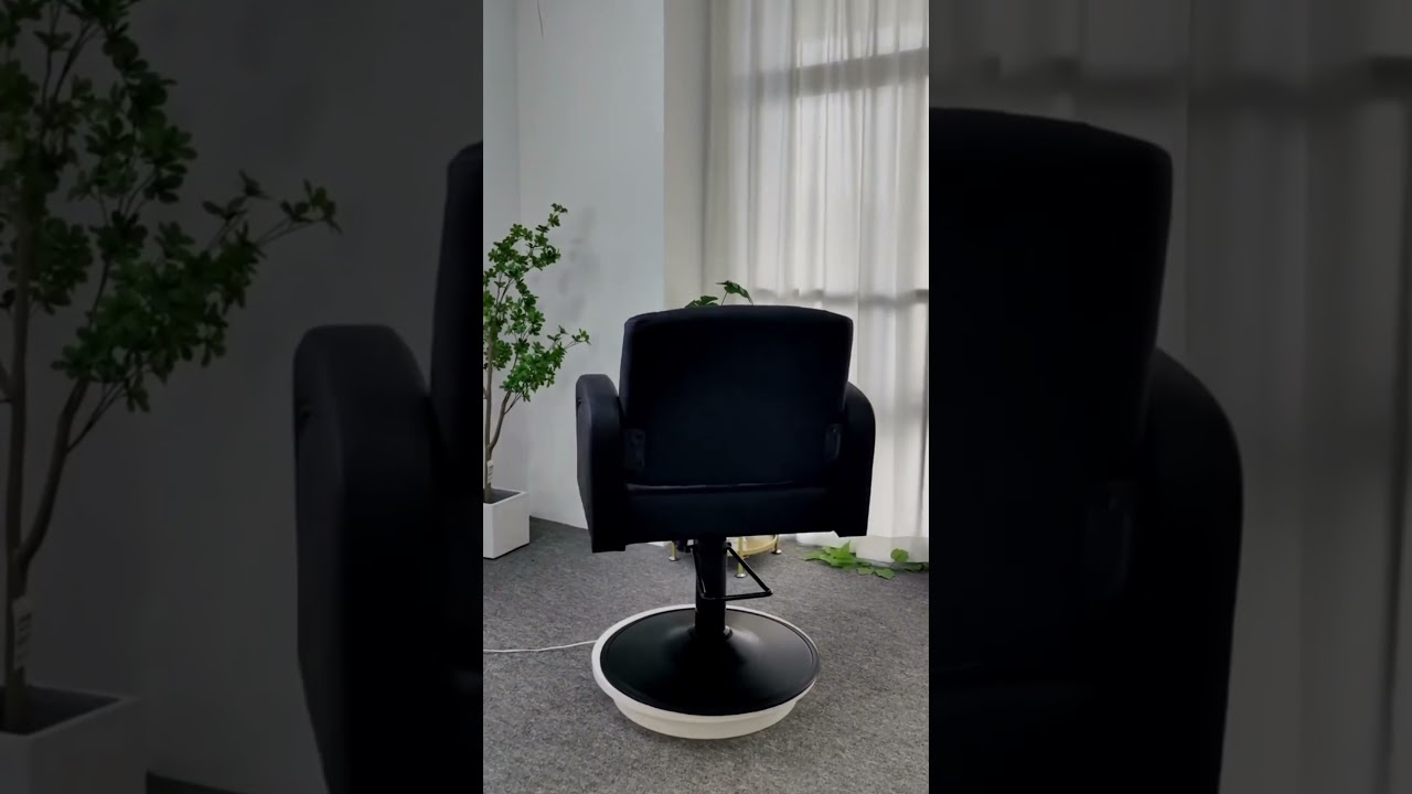 BLACK MAGIC CHAIR⚫💈All - black hairdressing chair, insanely cool! 🖤