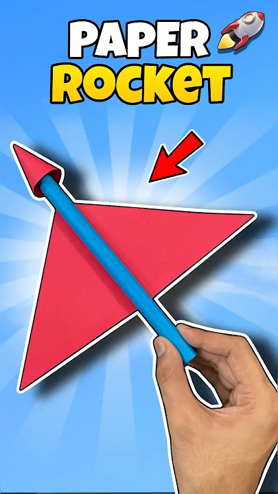 Make Amazing Paper Rocket That Fly | Paper Plane #shorts 🚀