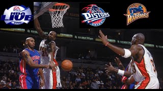 Pistons vs Warriors - NBA Live 2001