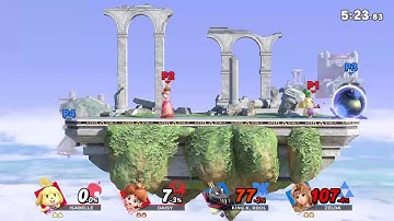 SSBU Tag Team - Shade (Isabelle) & Xander (Daisy) vs. brito1 (KKR) & 2 (Zelda) [Co-Op Quickplay]