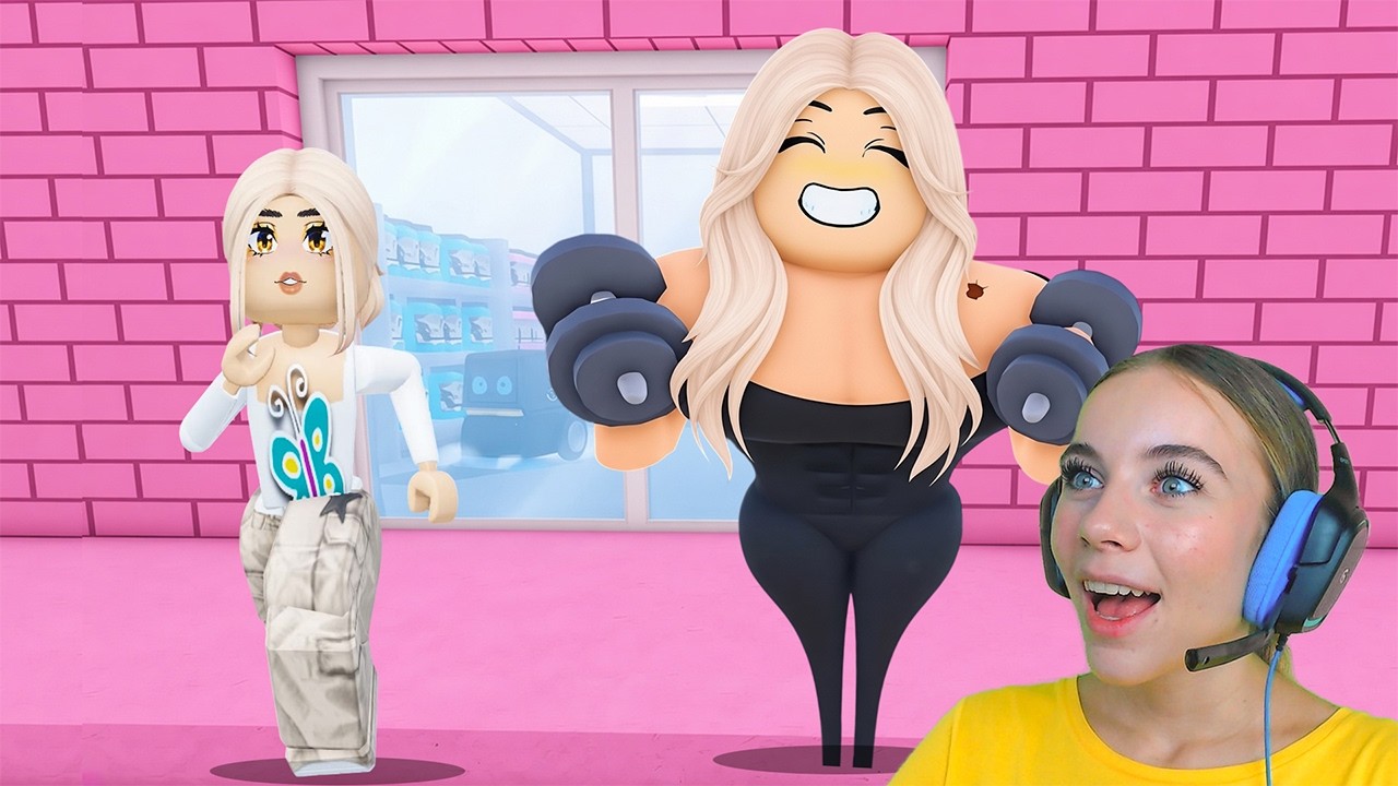 ПОБЕГ ИЗ СПОРТЗАЛА АЛЁНЫ в ROBLOX!