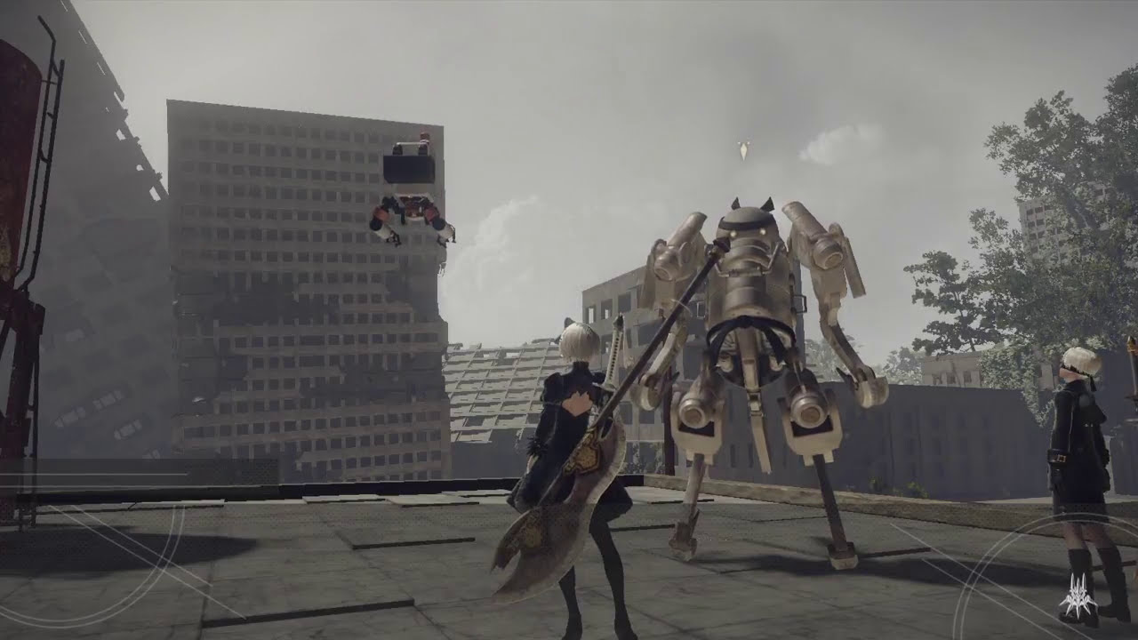 NieR Automata Robo Dojo Defeat BLACK BELT Father Servo YouTube