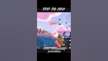 tpp to fpp switch fast || fire reflex  || pubgmobile#shorts