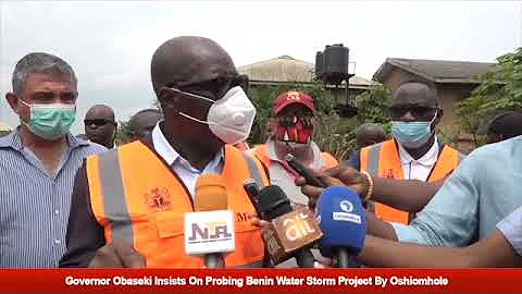 AGAIN, OBASEKI INSISTS ON PROBING THE BENIN WATER STORM PROJECT AWARDED BY OSHIOMHOLE