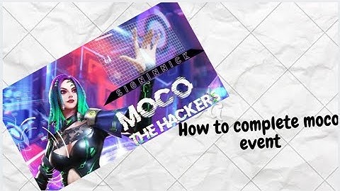 How to complete puzzle of moco event .....