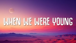 David Guetta Kim Petras When We Were Young Lyrics