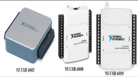 Read Multiple analog signals using NI USB 6000 series