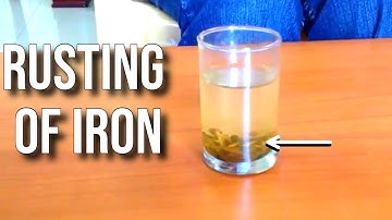 Why Rusting of Iron takes place Science Experiment| Corrosion