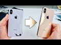 Turn Your IPhone X Into A XS! Perfect Gold Kit