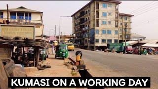 This is what Kumasi looks like on working day 🇬🇭