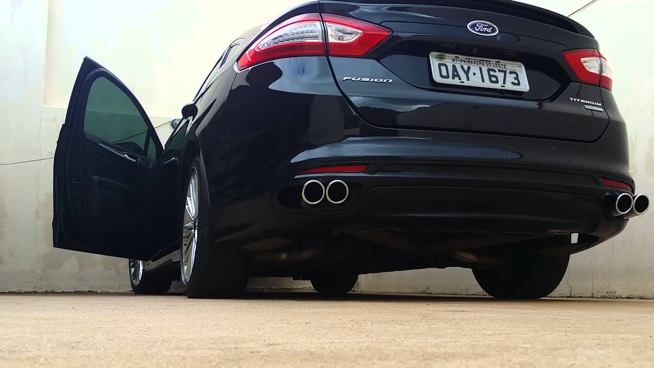 Ford Fusion New Exhaust Delete Muffler YouTube