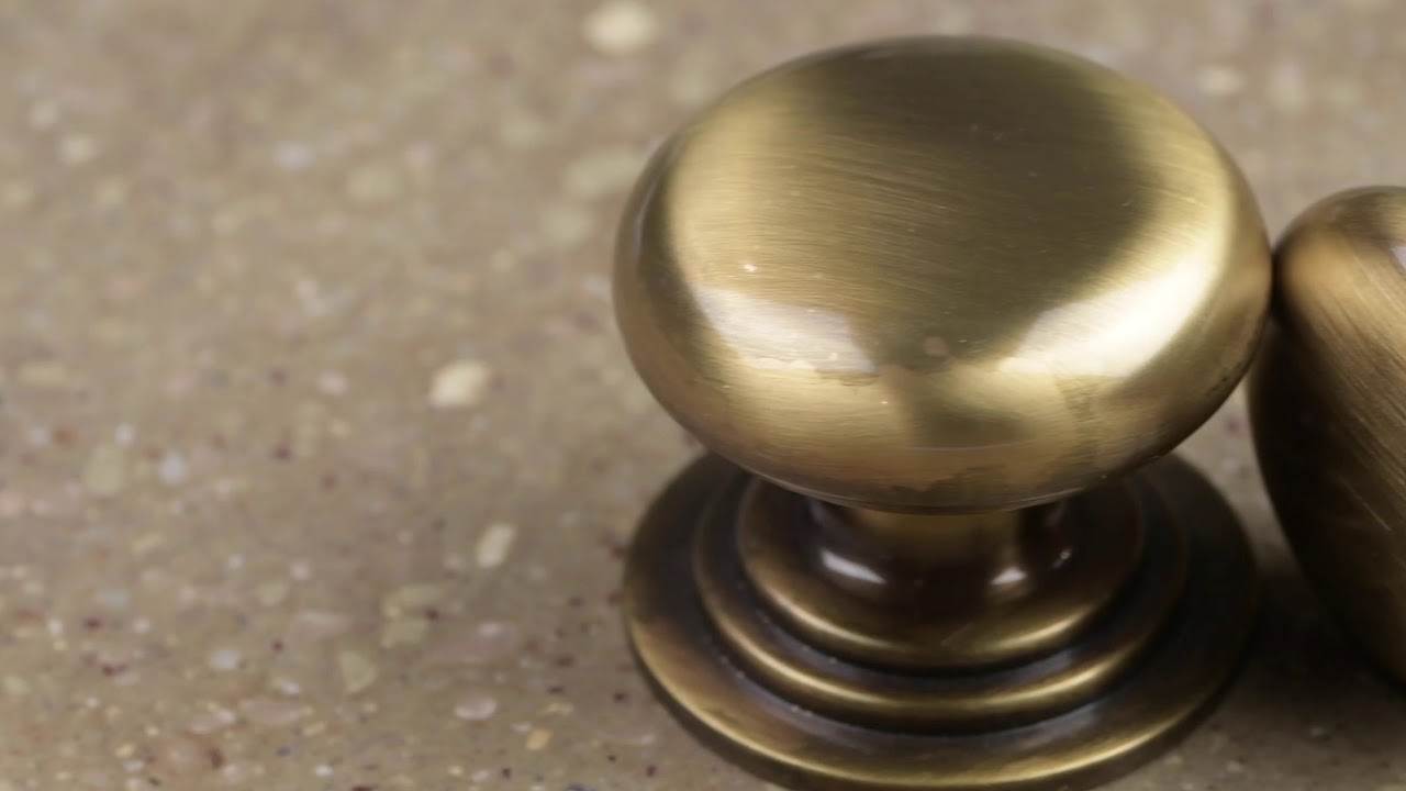 Victorian Cabinet Knobs Antique Brass Youtube