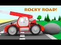 ROCKY ROAD Roller - Stop the Rock! - Cartoon Cars - Cartoons for Kids!