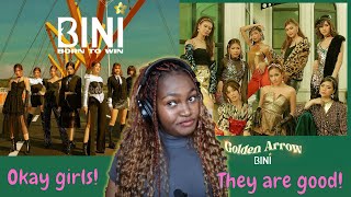 BINI (BORN TO WIN, GOLDEN ARROW) THEY REALLY SAID TALENT AND VISUALS! AFRICAN REACTION #bini