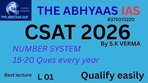 NUMBER SYSTEM UPSC CSAT # No. Of trailing zeroes ( No. of 0
