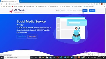 "ABZSocial" Social Media Service Provider  Project using Django, Python